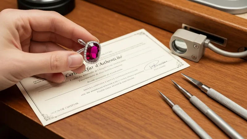 Garanties lors de l'achat de rubis