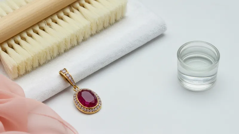 Entretien et soins du pendentif en rubis
