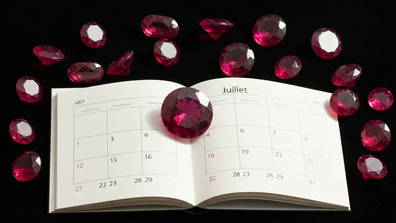 Le rubis en tant que pierre de naissance