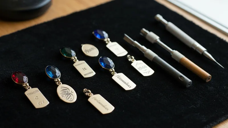 Personnalisation de pendentifs en rubis