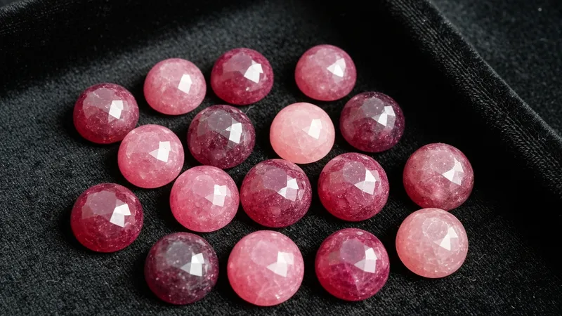 Tendances de couleur du rubis